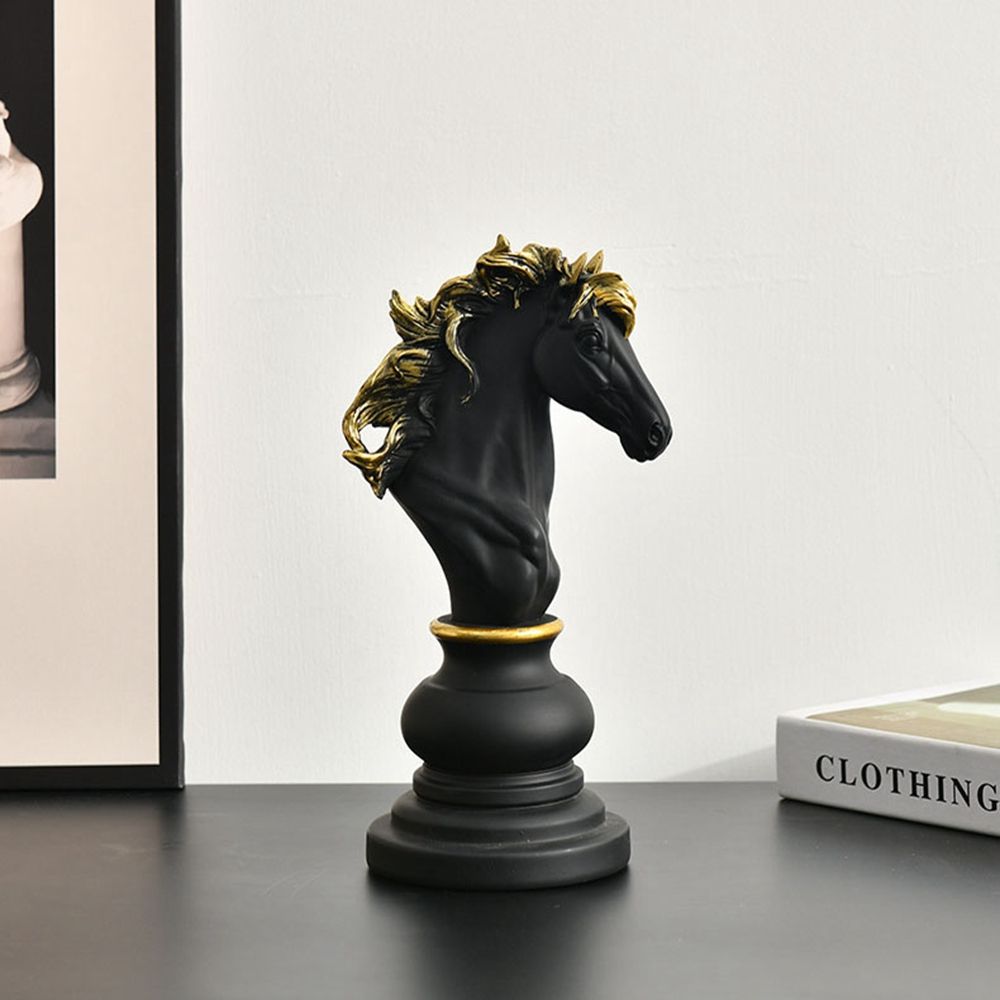 Statuete Sah Premium, Ornamente Regi, Dame, Calareti, Sculpturi Rasina, Decor Casa