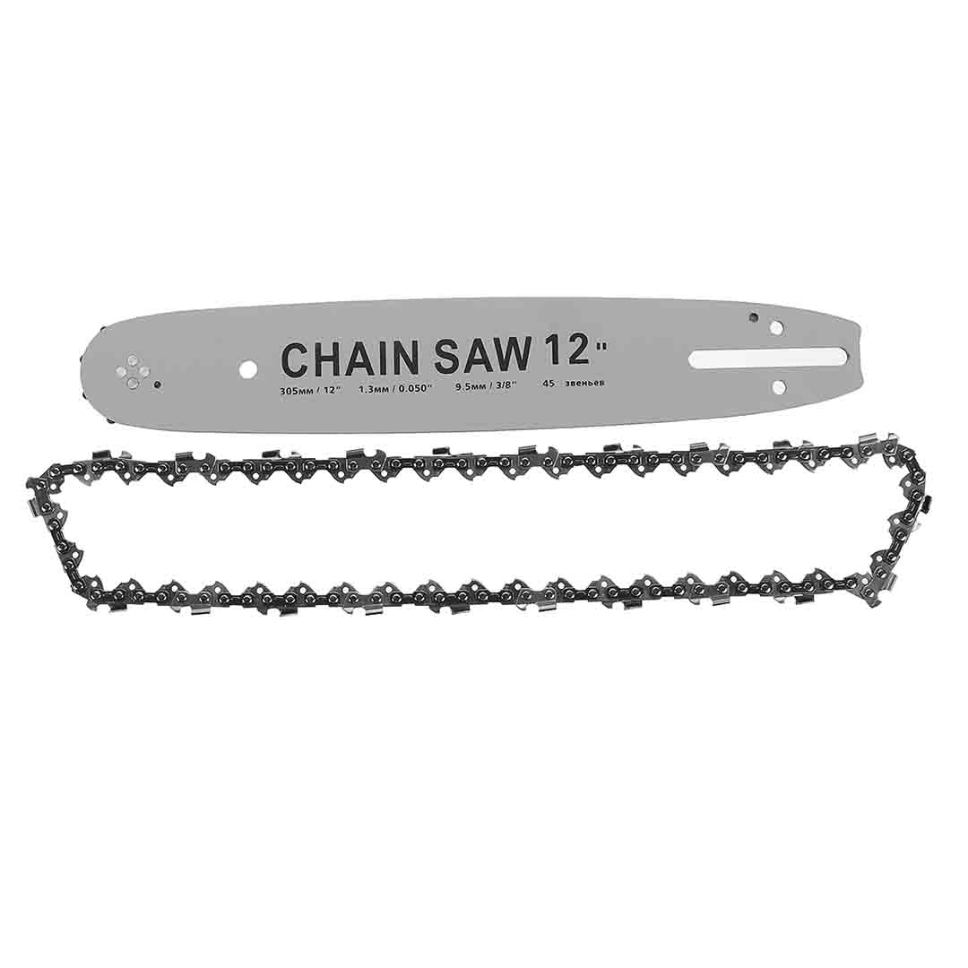 RESIGILAT - Drujba electrica cu lant 12 inch, cu 2 Acumulatori, 48 V, Lithium, 4800rpm, 305mm