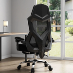 RESIGILAT - Scaun de Gaming Ergonomic Predator cu spătar ventilat și design futurist