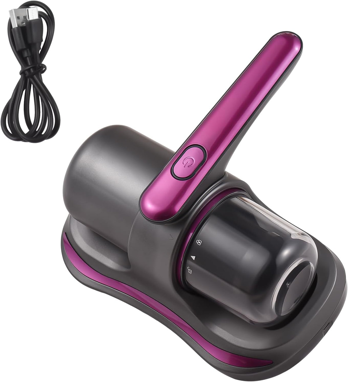 RESIGILAT - Aspirator portabil Antiacarieni si Praf cu acumulator, 50 W, tehnologie UV-C
