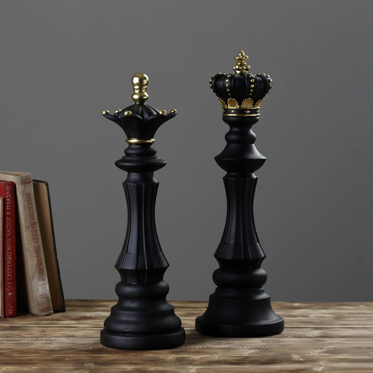 Statuete Sah Premium, Ornamente Regi, Dame, Calareti, Sculpturi Rasina, Decor Casa