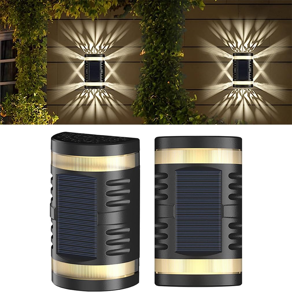 Lampa solara de exterior, pentru decorul Grădinii, cu funcție de proiecție