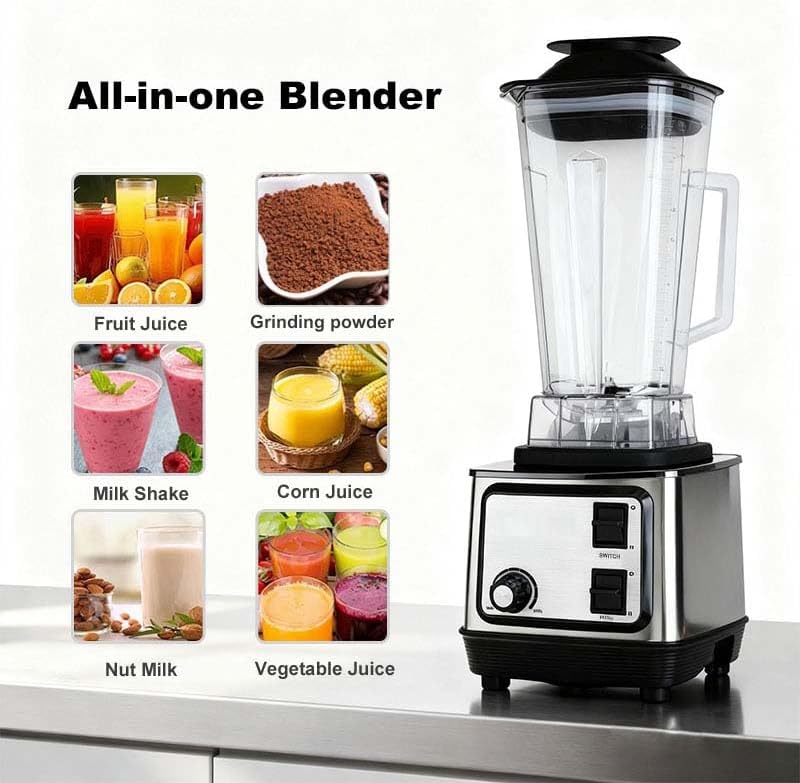 Storcator Multifunctional 2 in 1, 8500W, 2.5L Capacitate cu Blender Profesional si Procesor de Alimente Finisaj Premium, pentru Sucuri, Smoothie si Preparare Alimente