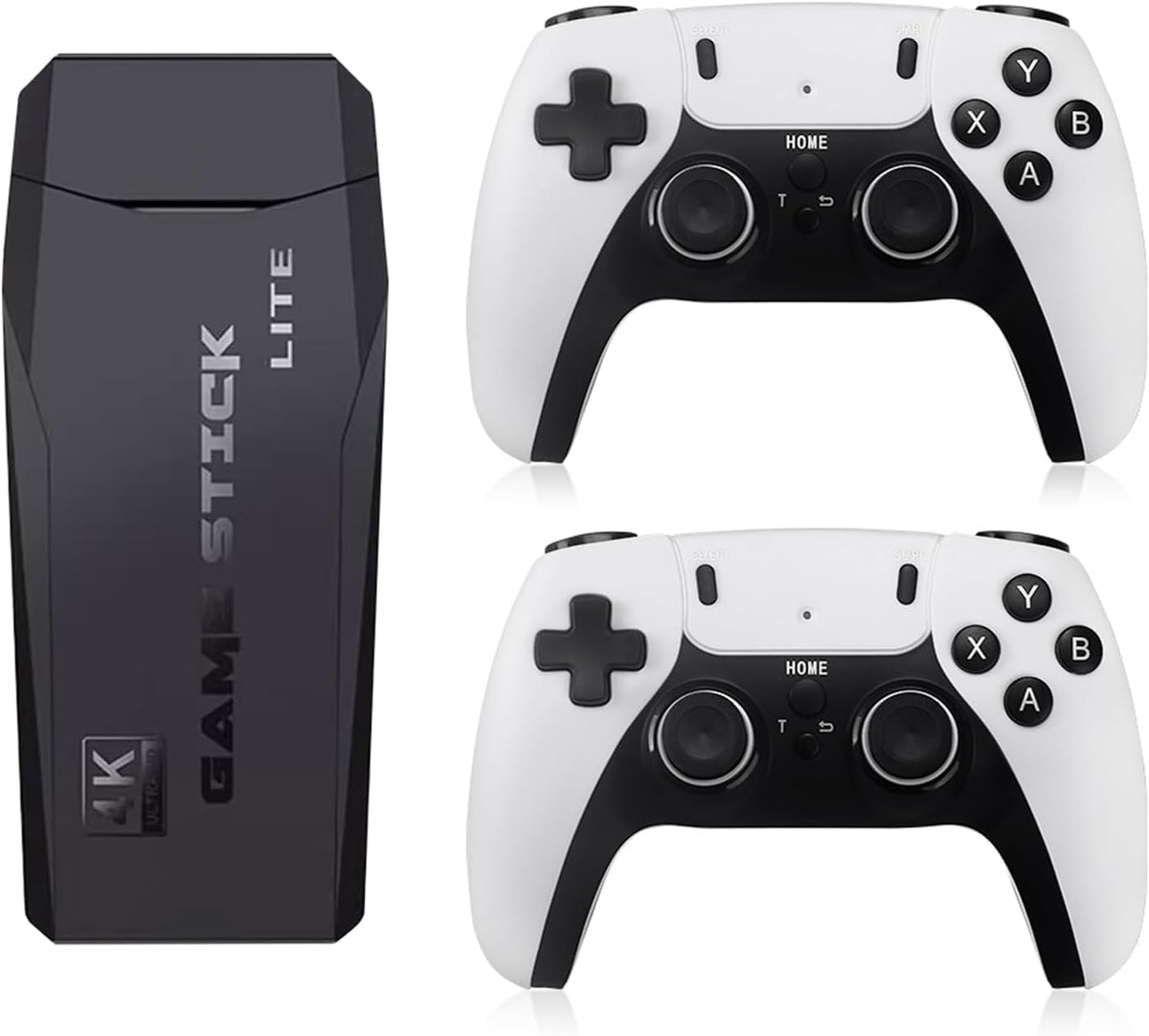 Consola de jocuri retro M8 PRO 64G 4K cu 2 controlere wireless pentru jocuri 3D, 20000+ jocuri, memorie 64G, cablu HDMI