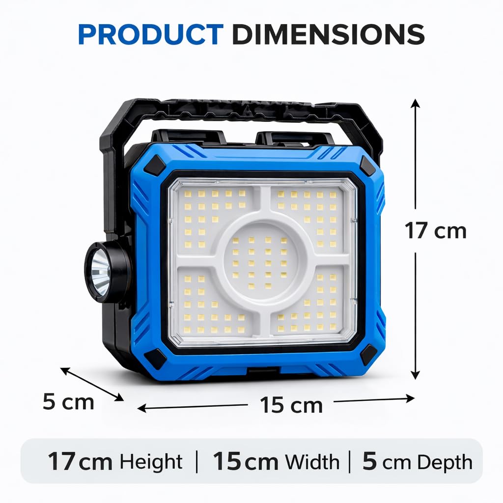 Lanterna LED cu incarcare solara si trusa de scule integrata