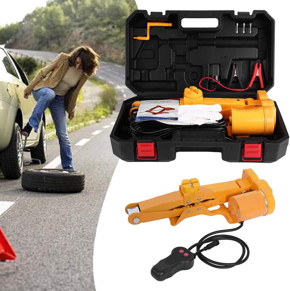 Cric Electric Auto tip Foarfecă 3T, 40x15.5cm Ridicare 12-42cm