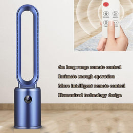 Ventilator fara pale cu purificare HEPA si telecomanda – 3 viteze, oscilatie 120°, design modern