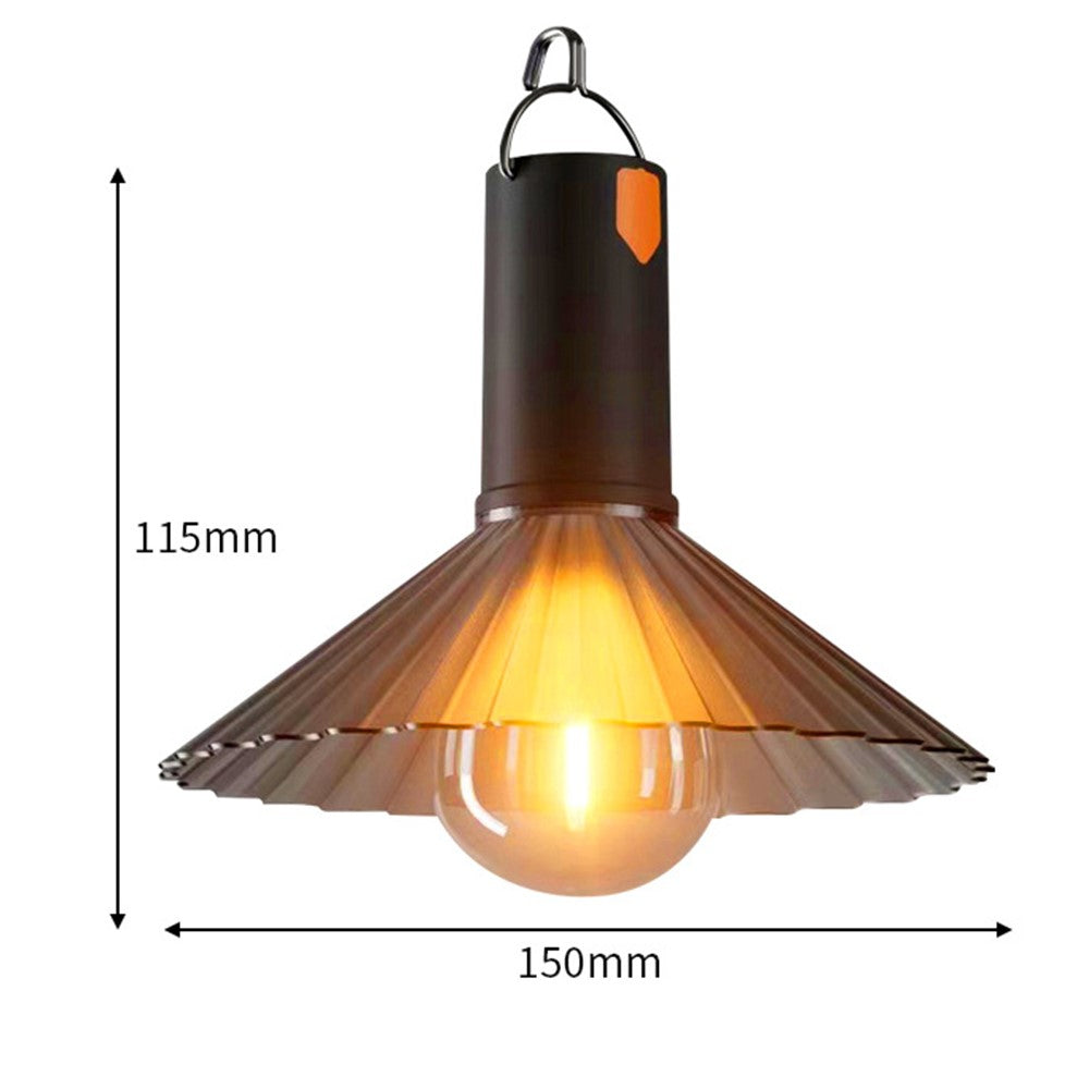 Lampa camping portabila, ghirlanda LED, rezistenta la apa, design bec oval, 5W