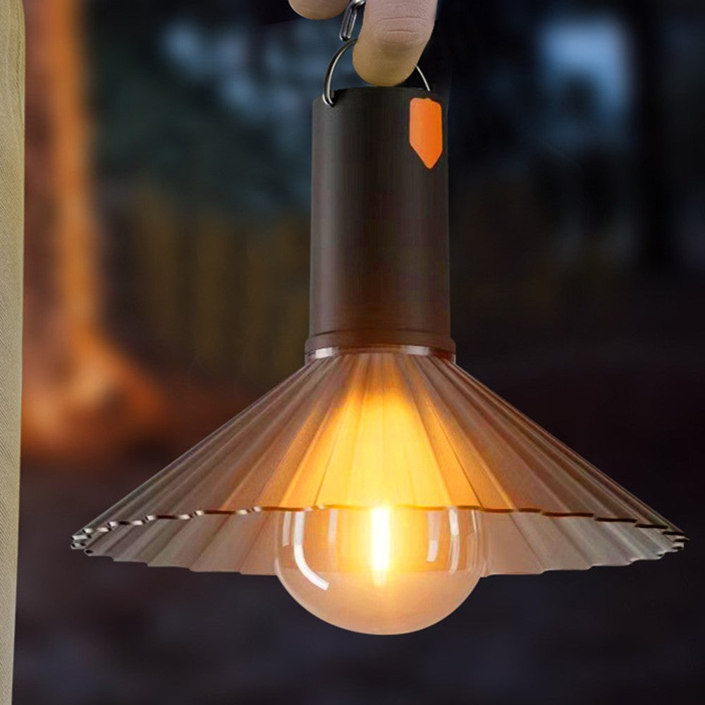 Lampa camping portabila, ghirlanda LED, rezistenta la apa, design bec oval, 5W