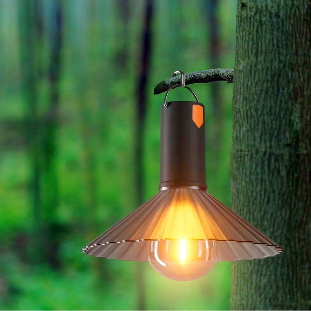 Lampa camping portabila, ghirlanda LED, rezistenta la apa, design bec oval, 5W