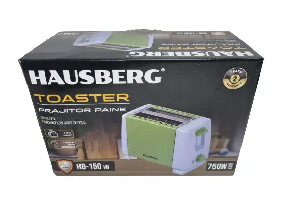 Prajitor de paine Hausberg HB-150, 700 W, 2 felii, 6 trepte,