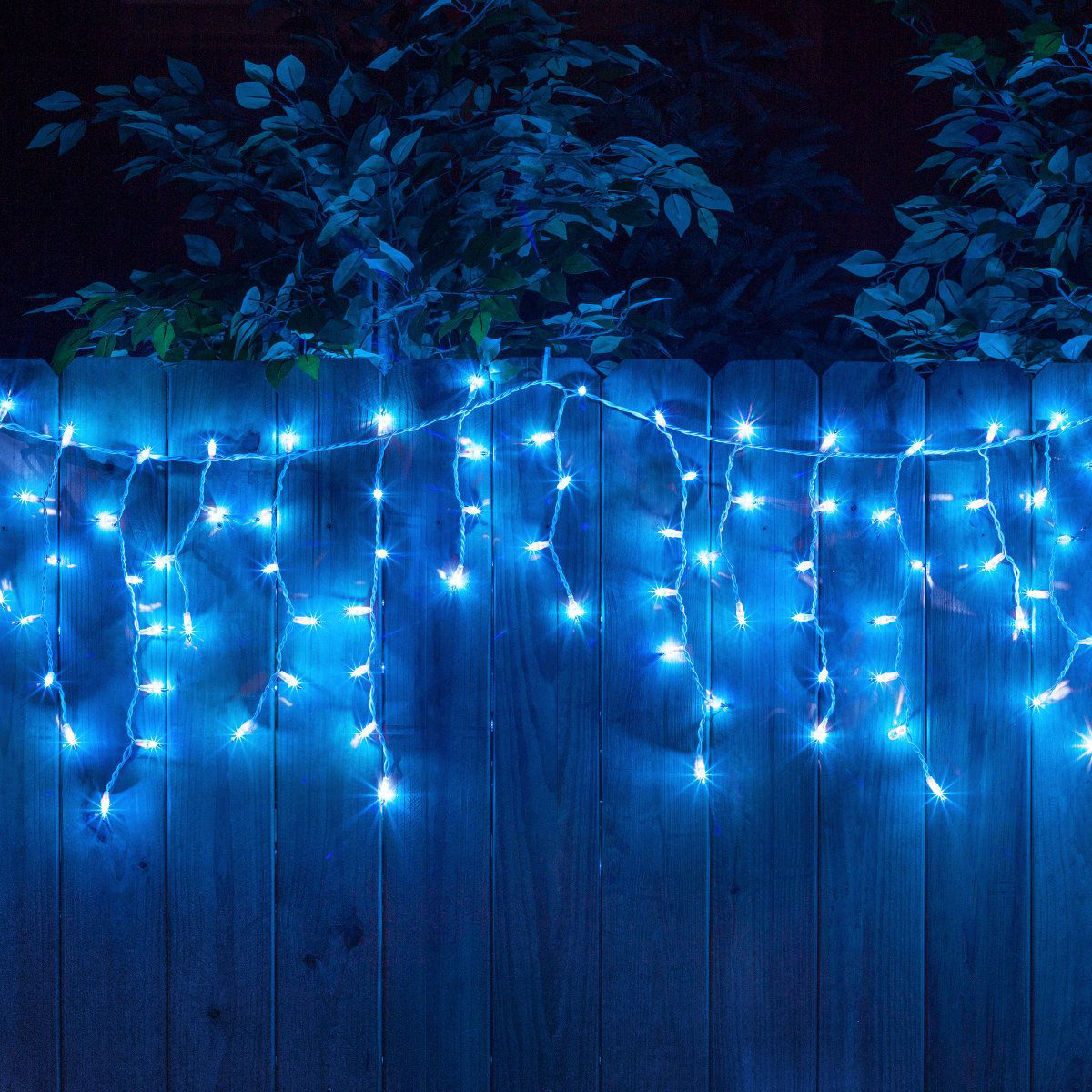 Instalatie Craciun 13 metri turturi, franjuri inegali cu 310 LED-uri