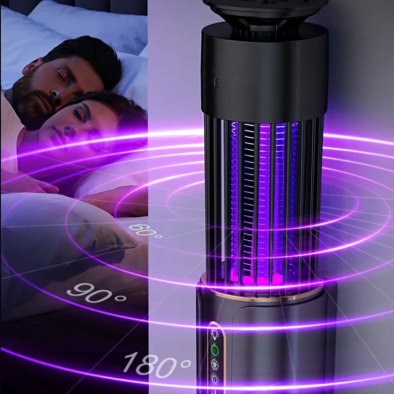 Lampa anti tantari UV cu zapper electric lumina ambientala pentru interior si exterior USB