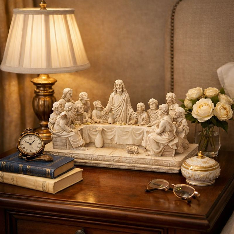 Statueta decorativa Cina cea de Taina, rasina, 20 x12 cm