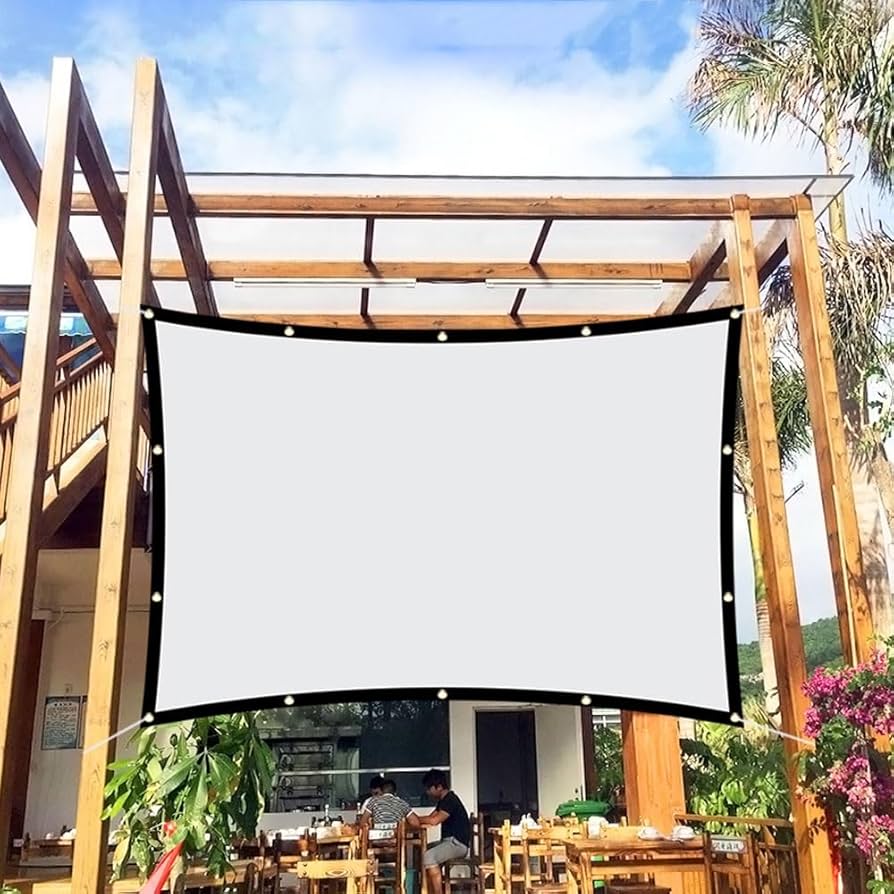 Ecran de proiectie portabil 100 inch, 16:9,  2.66 x 1.49 m, alb,
