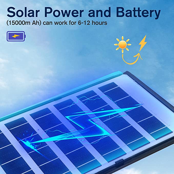 RESIGILAT - Lampa stradala proiector LED cu panou fotovoltaic si senzor, 120W/200W/300W
