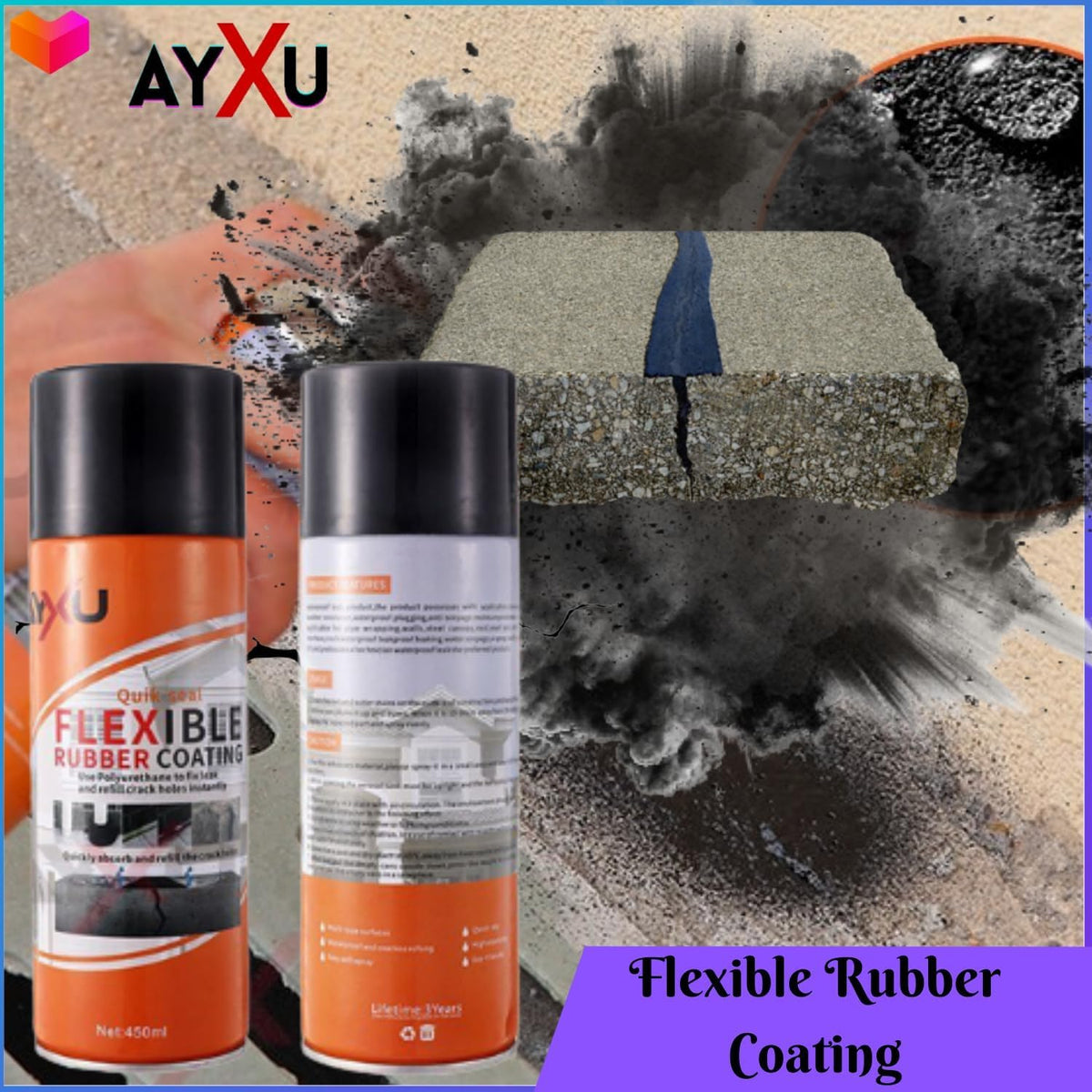 Spray Adeziv Reparare, Hidroizator, Intarire rapida, 700ml
