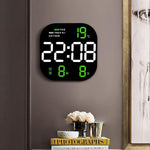 RESIGILAT - Ceas digital de birou sau perete cu telecomanda  cu afisaj LED temperatura si alarma