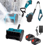 Lopata electrica pentru zapada cu 2 baterii reincarcabile si lame spiralate 3000 rpm