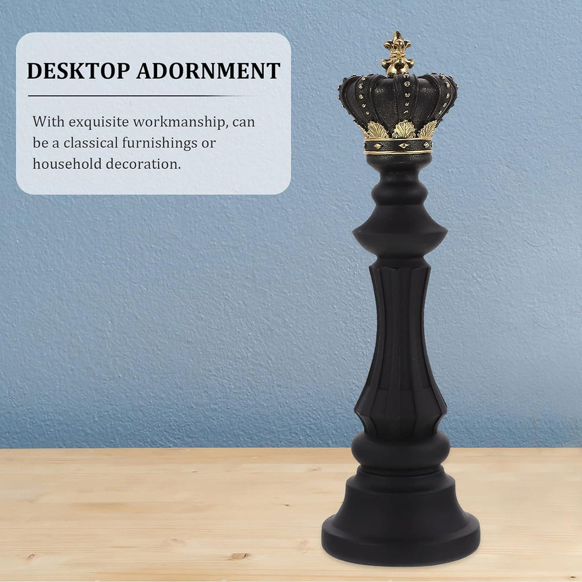 Statuete Sah Premium, Ornamente Regi, Dame, Calareti, Sculpturi Rasina, Decor Casa