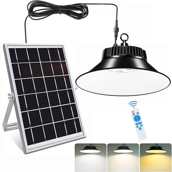 RESIGILAT - Lampa Solara LED 100/150W  de Hala cu Panou Solar