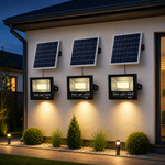 Set 3 Proiectore Solare LED 400W Control Telecomanda