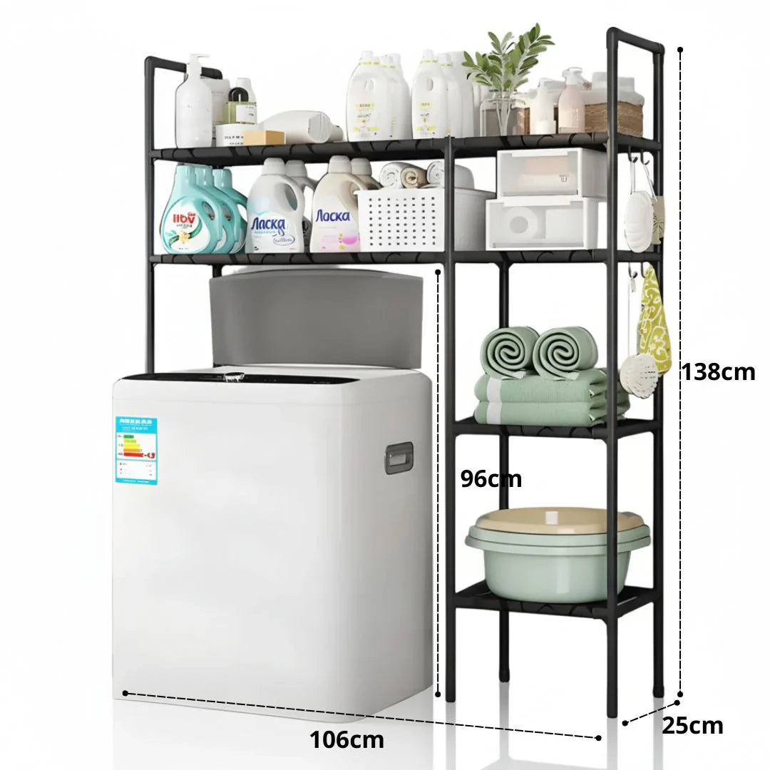 Raft Depozitare Masina Spalat sau Toaleta 138x106x25cm Metal