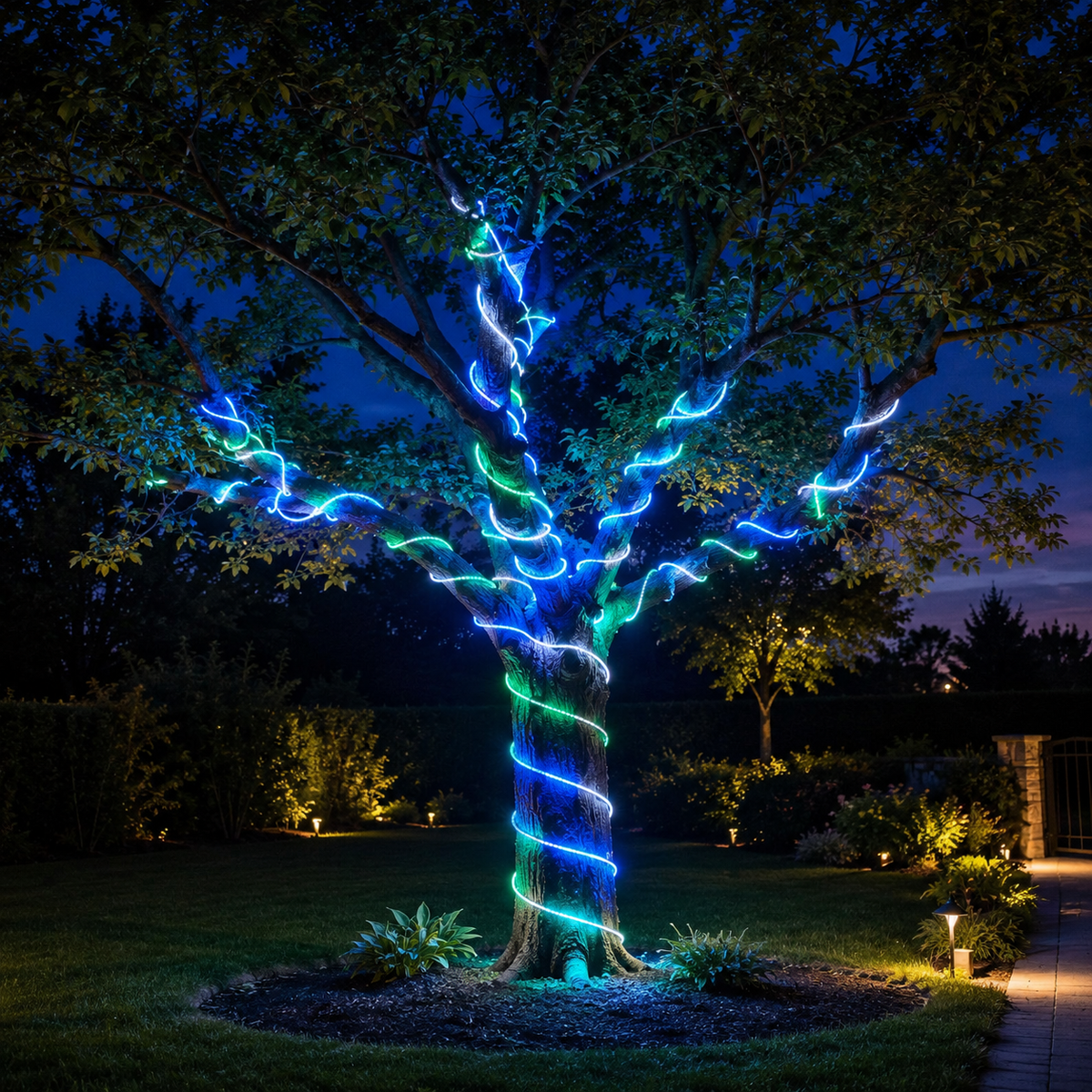 Furtun 100m Banda LED Neon tip Rola, Flexibil, Alb rece/Alb cald/Verde si Multicolor