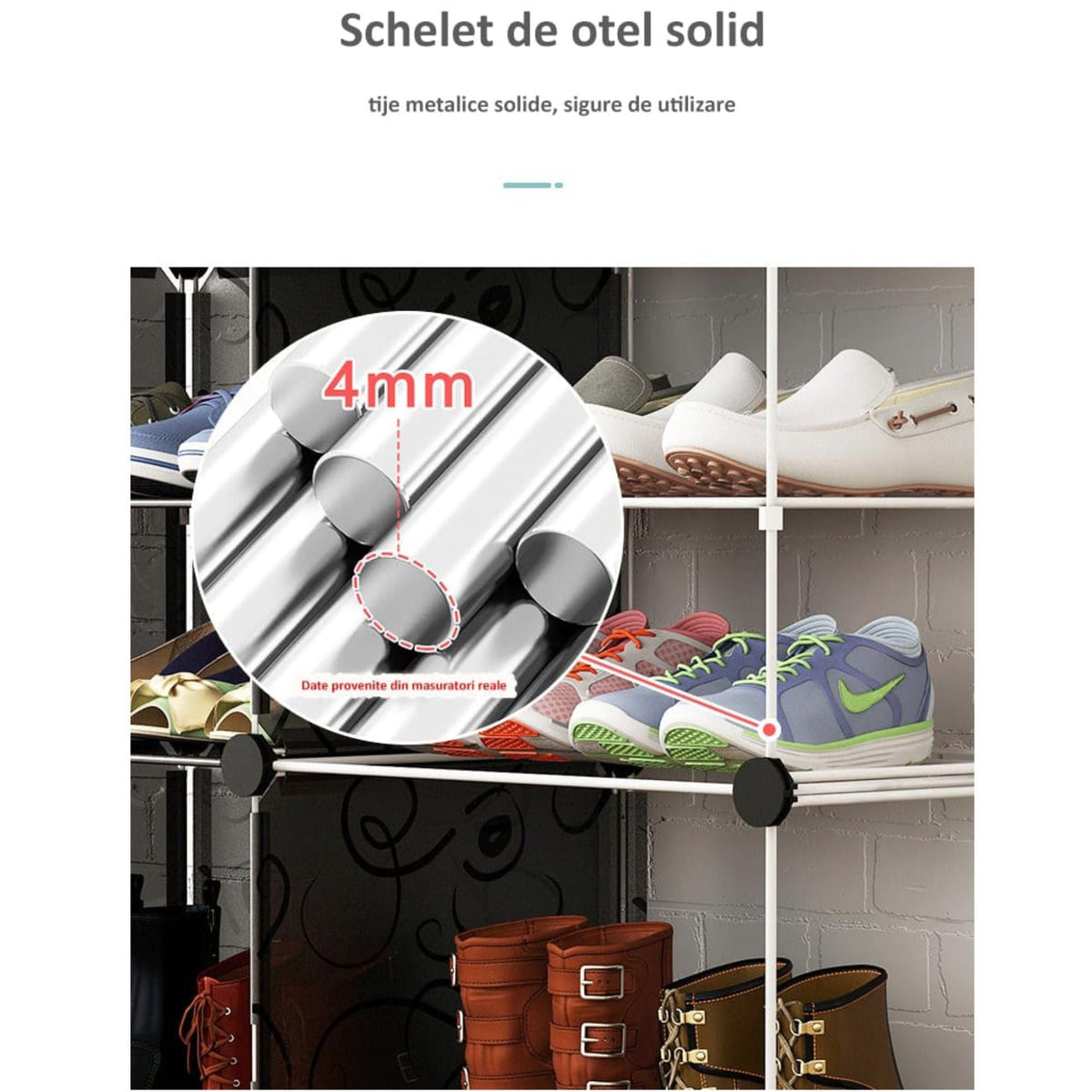 Dulap modular pentru copii, 3 rafturi, durabil, 111x37x37 cm, diferite modele