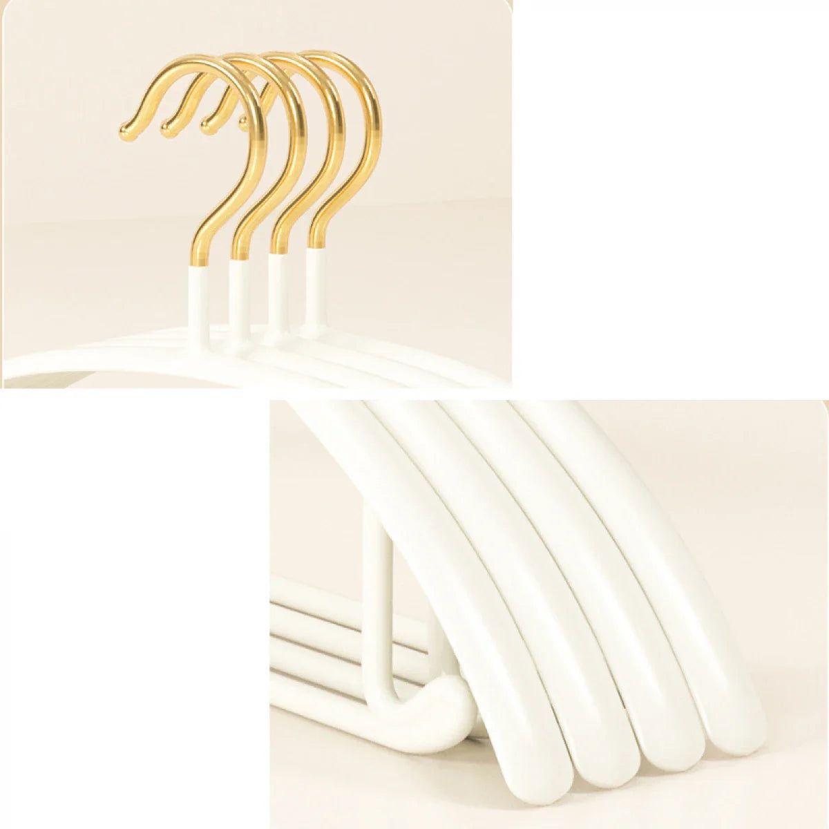 Set 10 umerase metalice cu strat antialunecare, design premium