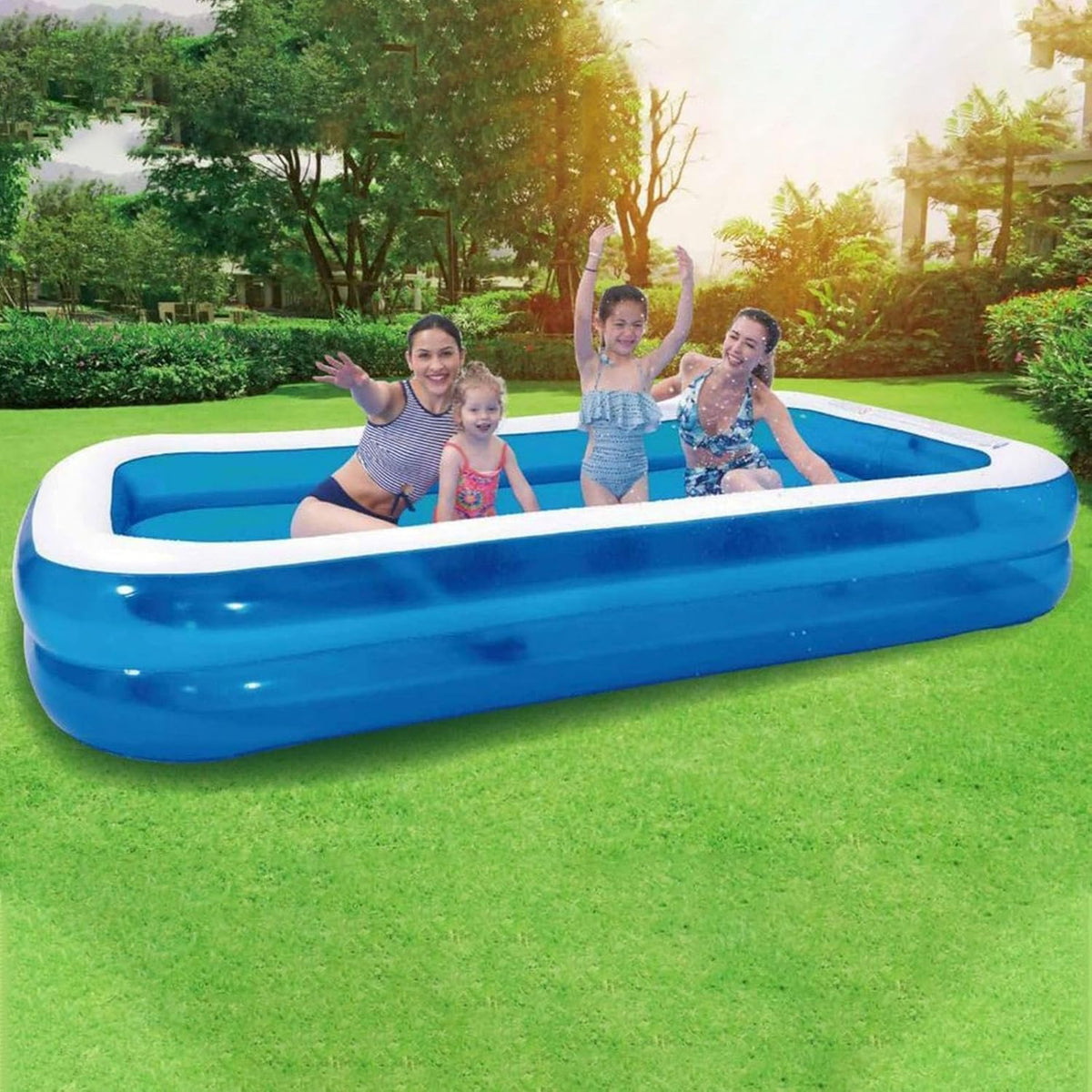 Piscina exterioara gonflabila 2 sau 3 inele, Family Pool