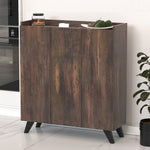 RESIGILAT - Dulap multifunctional cu 3 usi, Design scandinav modern 103.5 x 90 x 30cm