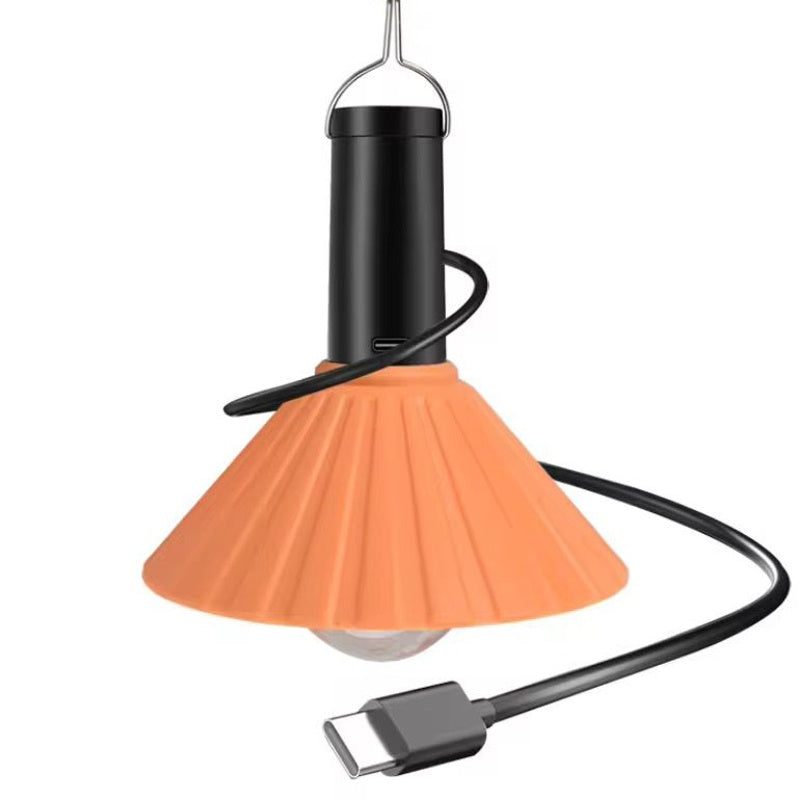 Lampa camping portabila, ghirlanda LED, rezistenta la apa, design bec oval, 5W