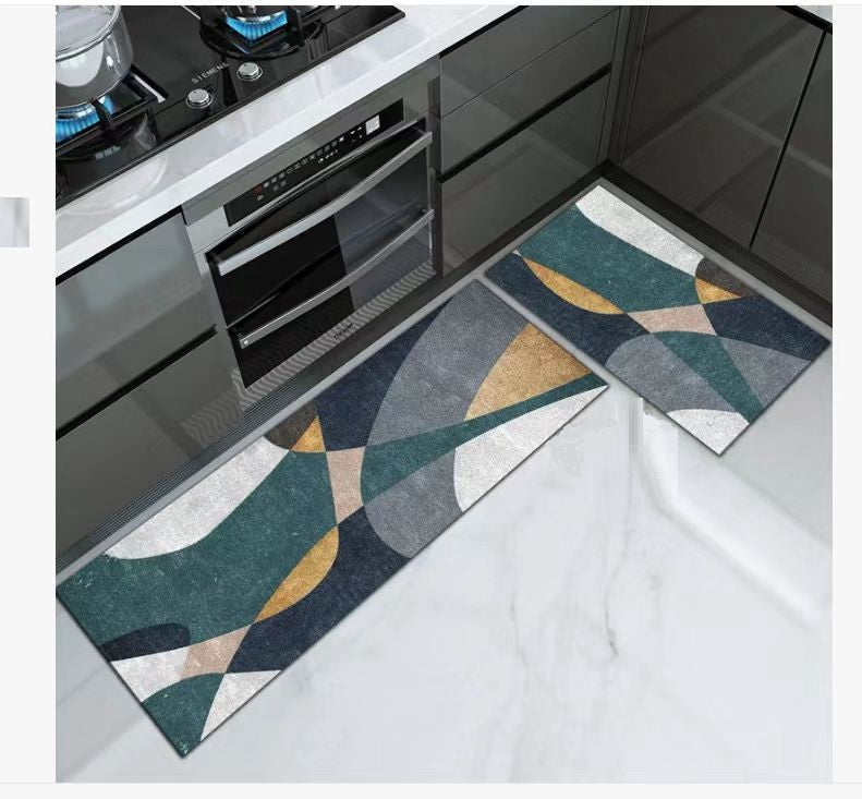 Set 2 covoare de bucatarie, antiderapant, 50x60cm, 50x120cm