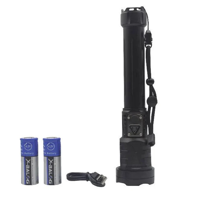 Lanterna profesionala LED XHP360, 5000 lumeni, 5 moduri luminare, Zoom, incarcare USB