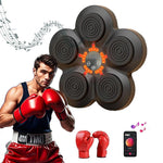 Aparat inteligent de box pentru antrenare reflexe, sincronizare Bluetooth, difuzor stereo, Negru