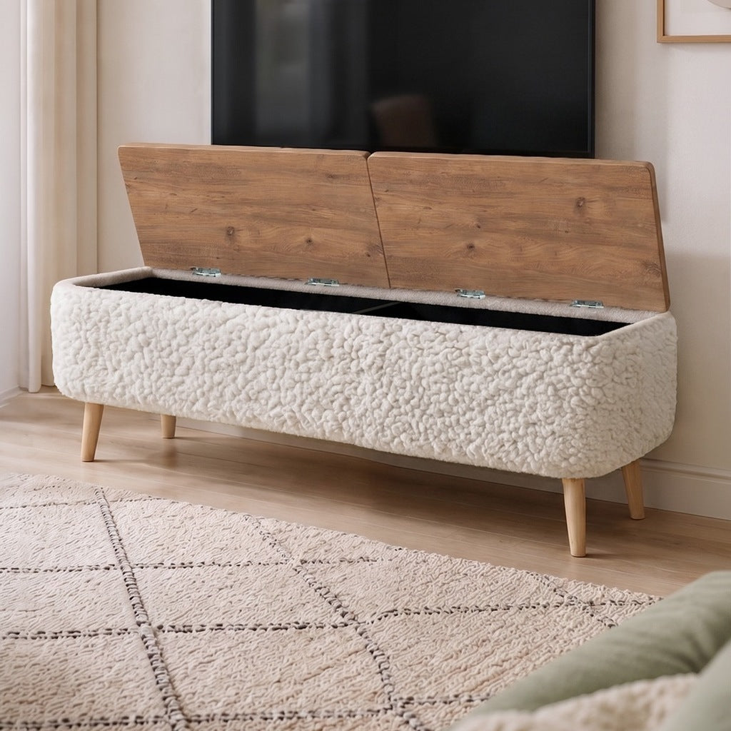 Tv Stand Sarven - Pine - detaliu produs