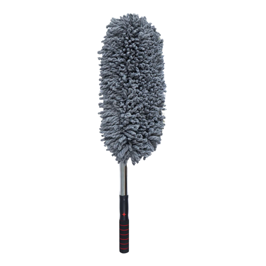 Perie Curatare Praf 40cm Maner Telescopic Cap Interschimbabil Microfibra - detaliu produs