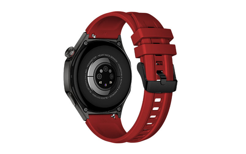 RESIGILAT - Ceas Smartwatch ENERGYFIT, Ecran AMOLED 1.43", Apel Bluetooth, ChatGPT AI, Notificari Romana, Fitness, Sport, Rezistent Apa 5ATM, Incarcare Wireless, 2 Curele, Negru