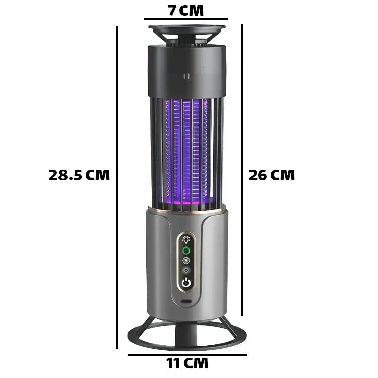 Lampa anti tantari UV cu zapper electric lumina ambientala pentru interior si exterior USB