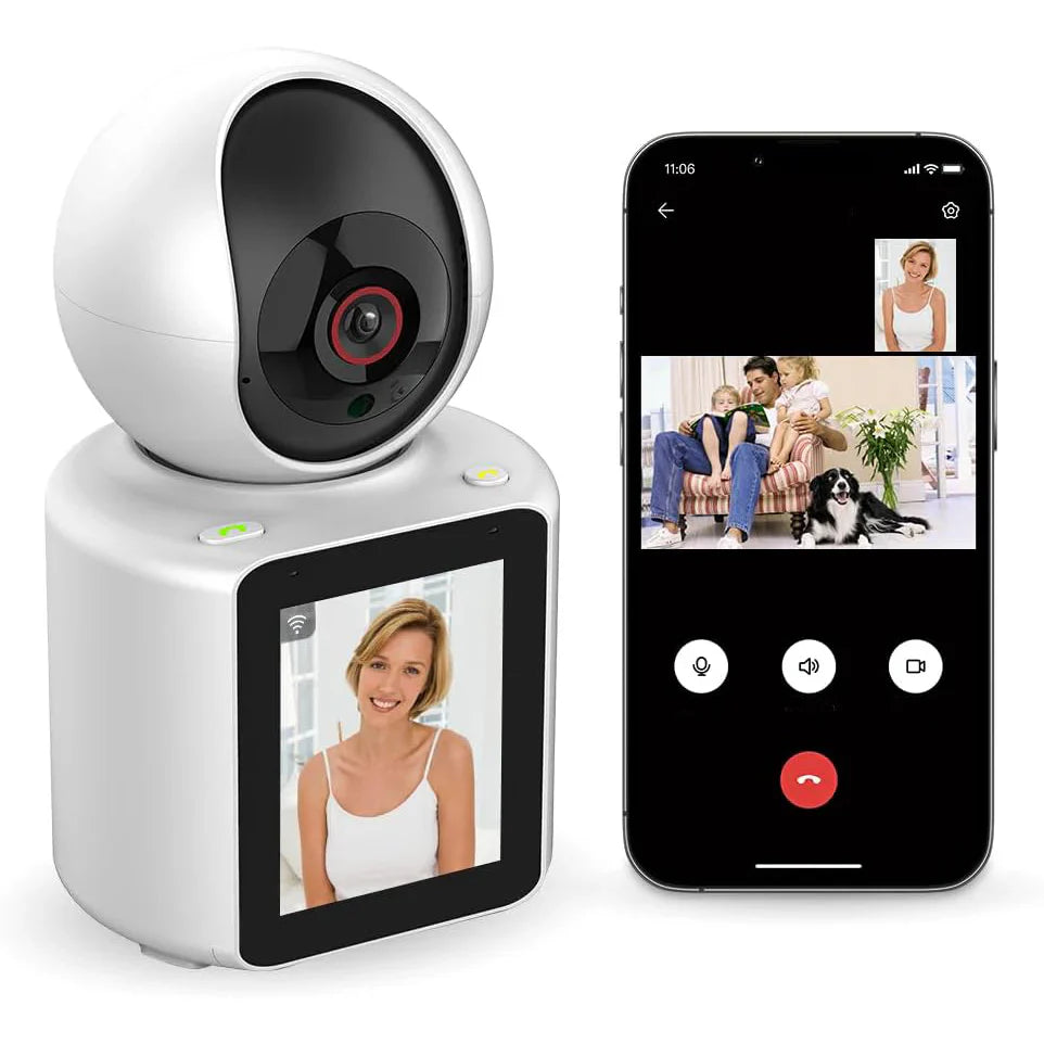 Camera Video WiFi 360° HD 1080p cu Comunicare Bidirectionala, Baby Monitor, Infrarosu, Detectare Miscarare, Stocare Cloud/SD