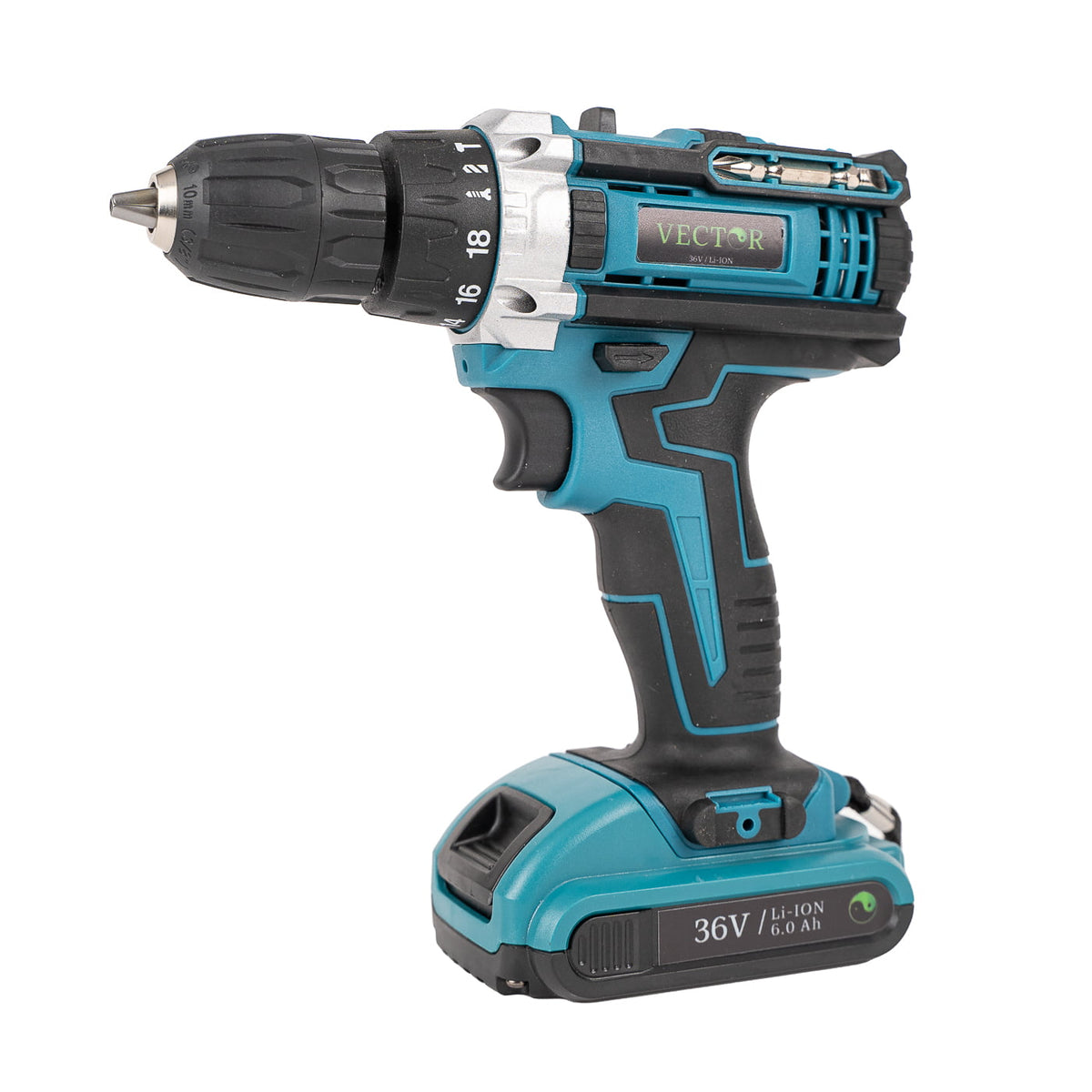 RESIGILAT - Trusa Bormasina 36V cu 2 acumulatori si incarcator + Accesorii