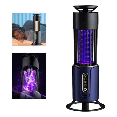 Lampa anti tantari UV cu zapper electric lumina ambientala pentru interior si exterior USB