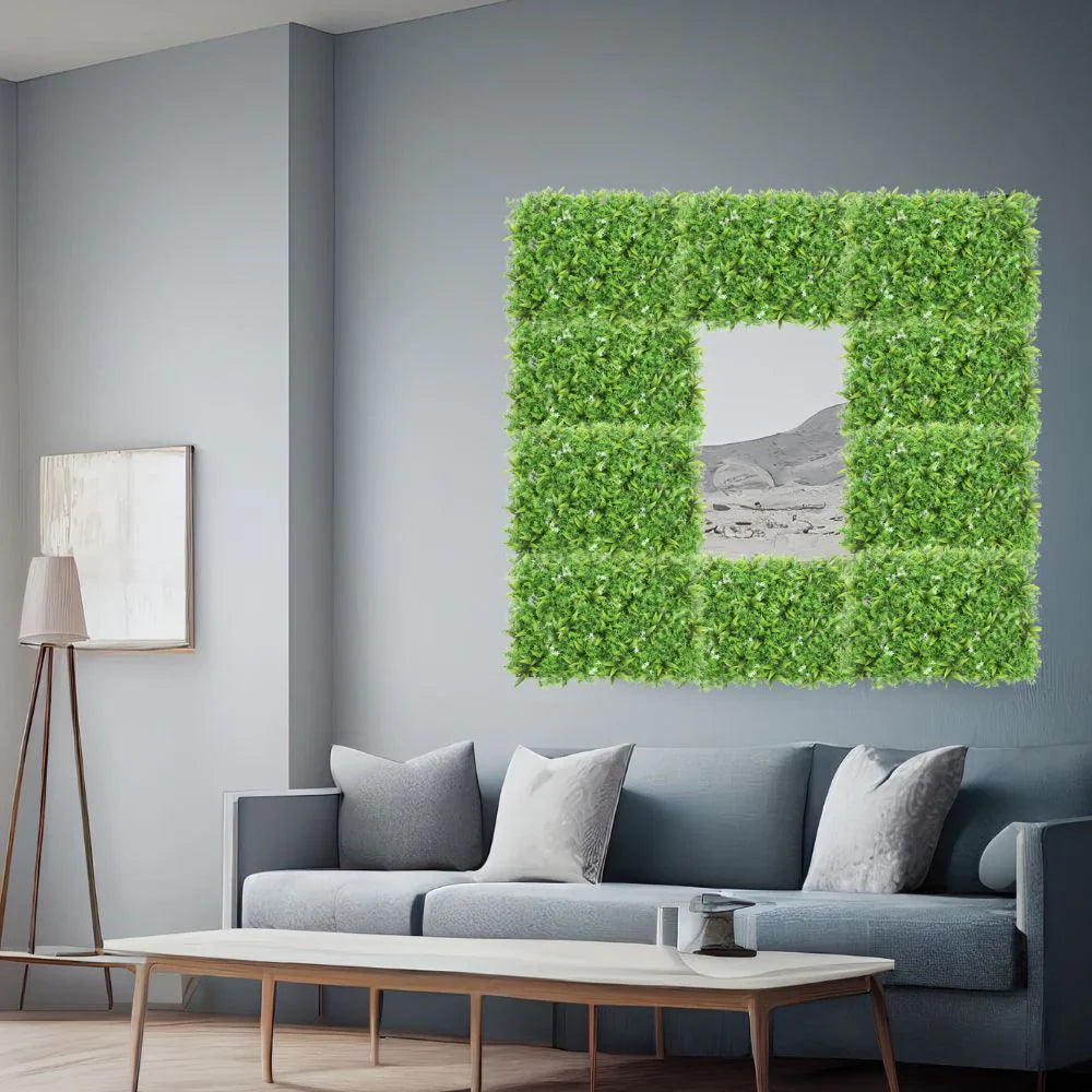 Perete verde artificial, gradini verticale din plante artificiale 60x40cm