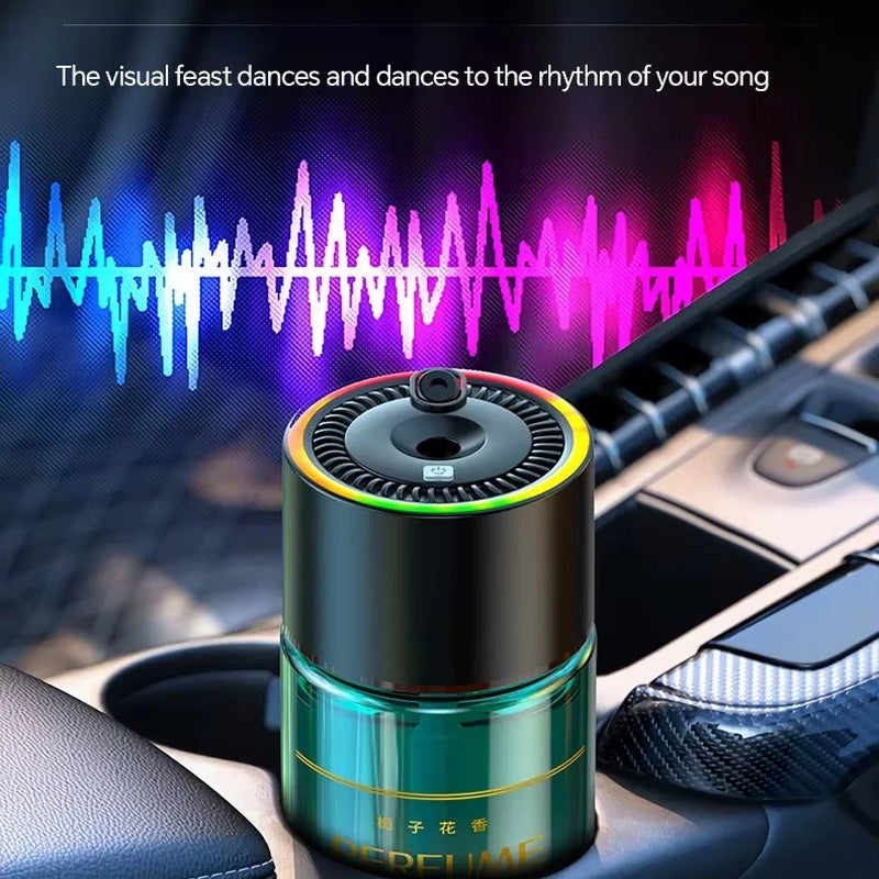 Odorizant auto cu proiector laser, umidificator si iluminare ambientala RGB