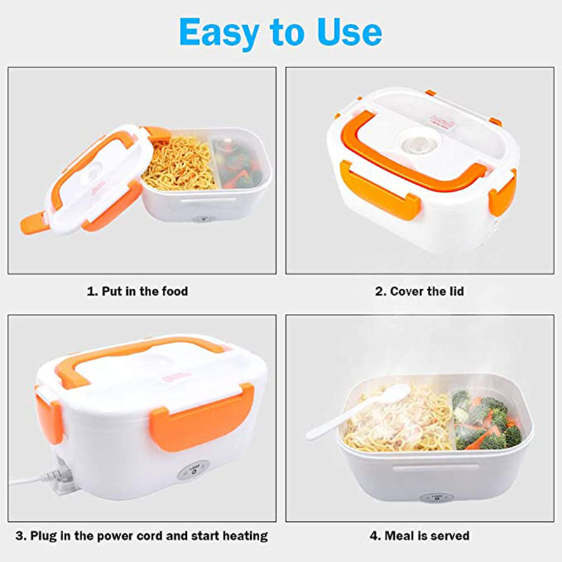 RESIGILAT - Caserola electrica pentru incalzire mancare, Lunchbox