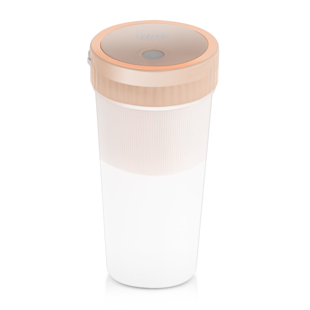 Blender portabil RAF R.2829O 300ml, reincarcabil USB, portocaliu