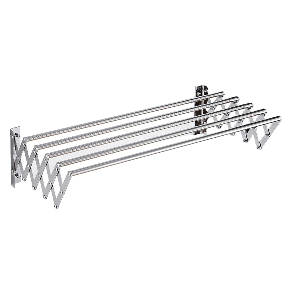 Uscator rufe din metal, retractabil, cu prindere in perete