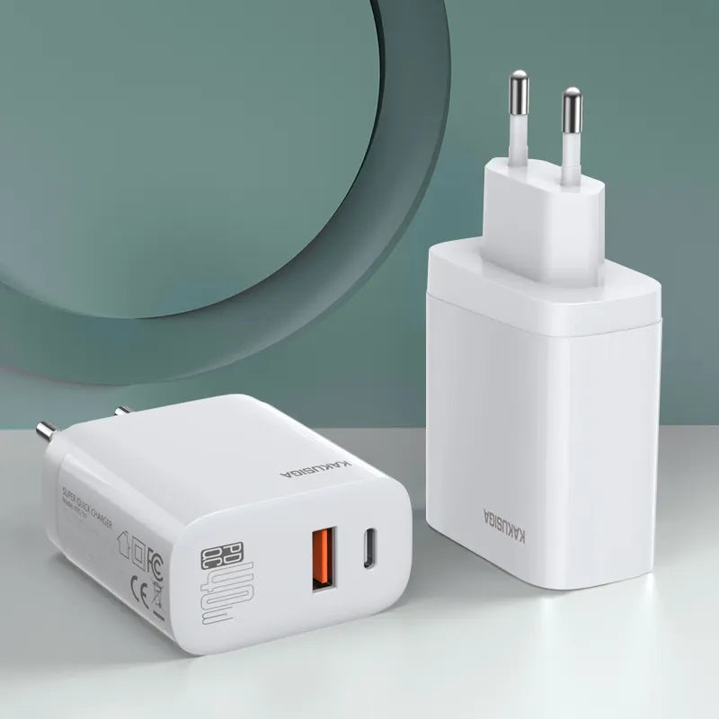 Incarcator telefon 40W PD, Fast charge, Type C, Alb