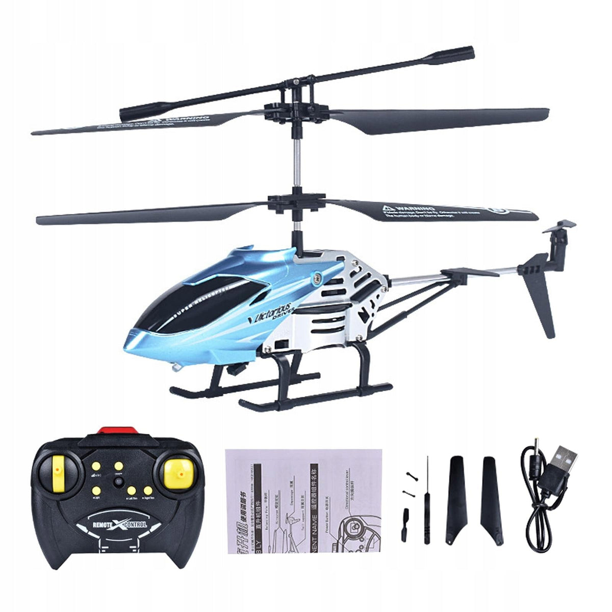 Elicopter cu telecomanda pentru copii 30m, 8 minute, 65g, 24x11x4.3 cm